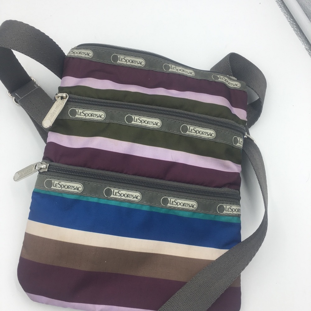 LeSportSac Denver Stripe Crossbody Bag
